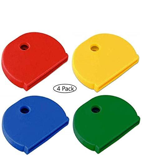 Lucky Line Extra Large Industrial Size Key Caps  Identifier  Key Finder  4 Pack  16004