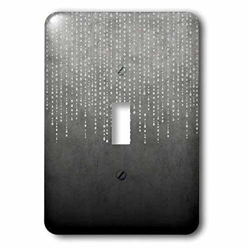 3dRose lsp_274843_1 Image of Silver Shimmering Rhinestones On Grey Background Toggle Switch