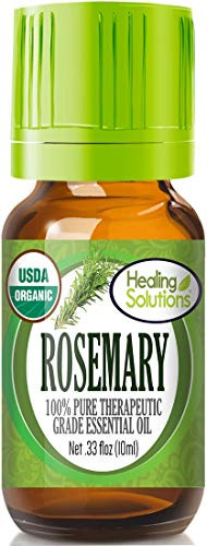 Organic Rosemary Essential Oil  100 Pure   USDA Certified Organic  Best Therapeutic Grade Essential Oil   10ml
