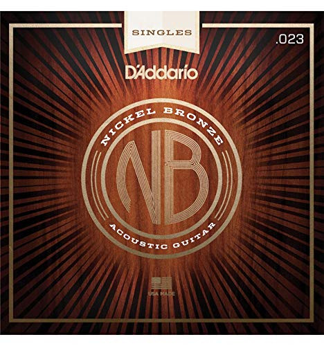 D Addario NB023 Nickel Bronze Wound Acoustic Guitar Single String