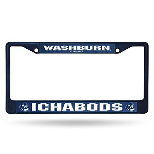 Rico Industries NCAA Western Carolina Catamounts Team Colored Chrome License Plate Frame  Navy
