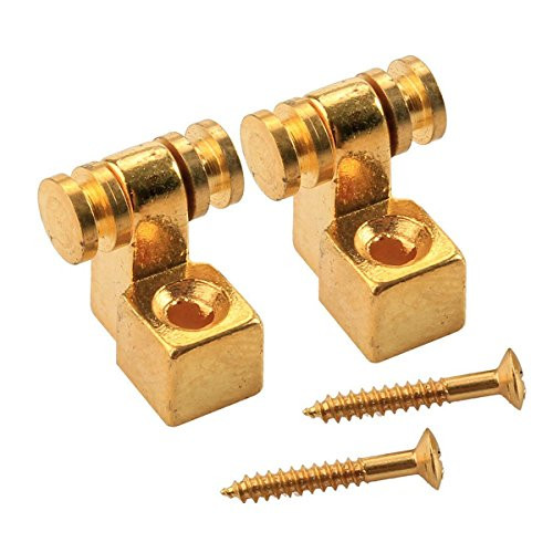 Musiclily Roller Guitar String Tree Guides Retainer for Fender Strat Stratocaster Tele Telecaster Electric Guitar  Gold  Pack of 4