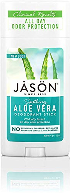 Jason Soothing Aloe Vera Aluminum Paraben Free Deodorant Stick 2 5 oz Jason Soothing Aloe Vera Aluminum Paraben Free Deodorant Stick 2 5 oz