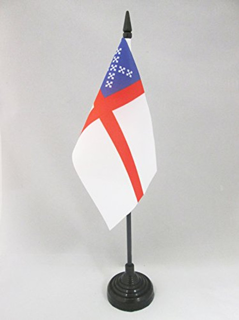 AZ FLAG Episcopalian Table Flag 4 x 6 Episcopal Movement Desk Flag 15 x 10 cm Black Plastic Stick and Base AZ FLAG Episcopalian Table Flag 4 x 6 Episcopal Movement Desk Flag 15 x 10 cm Black Plastic Stick and Base