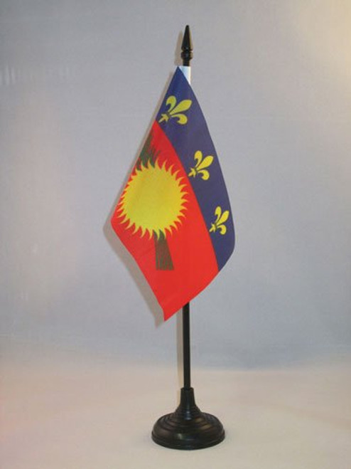 AZ FLAG Guadeloupe Table Flag 4 x 6 French Region of Guadeloupe Desk Flag 15 x 10 cm Black Plastic Stick and Base AZ FLAG Guadeloupe Table Flag 4 x 6 French Region of Guadeloupe Desk Flag 15 x 10 cm Black Plastic Stick and Base