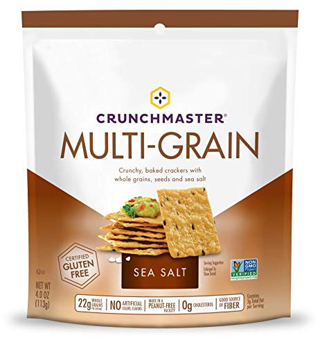 Crunchmaster Multi Grain Crackers  Sea Salt  4 Oz