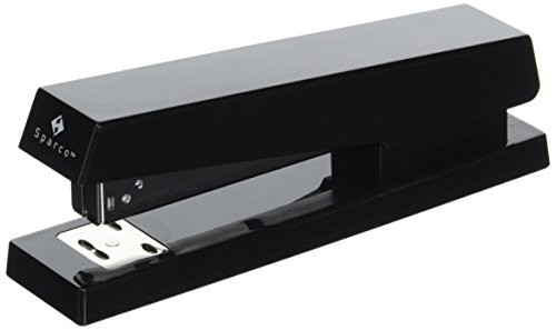 Sparco Full Strip Stapler  Desktop  Standard Staples  210 Capacity  BK  SPR01317