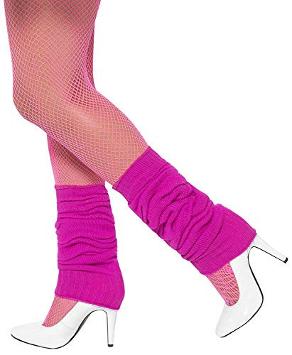 Smiffys womens Legwarmers costume hosiery  Hot Pink  One Size US