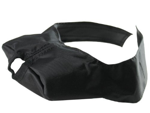 Dogs My Love Black Nylon Feline Muzzle Medium Fits Cats 6 12lbs