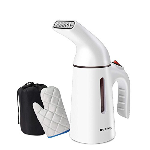 mieres, Handheld Steamer For Clothes, Portable Clothes Steamer Powerful Steamer, Wrinkle Remover, Sterilize, Travel Steamer, Garment Fabric Steamer Compact for Home/Travel, Ultrafast Heat-up