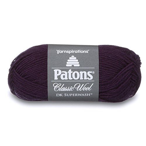 Patons Classic Wool DK Yarn  1 75 oz  Eggplant  1 Ball