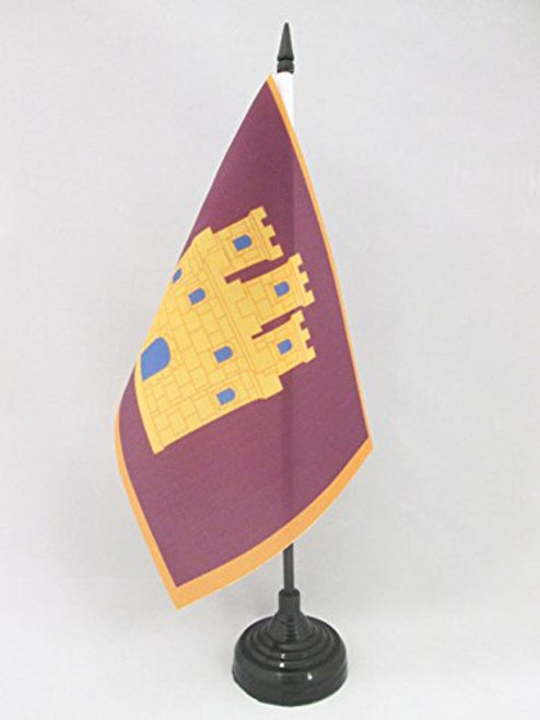AZ FLAG Castilla Independentist Table Flag 5 x 8 Castillan nacionalist Desk Flag 21 x 14 cm Black Plastic Stick and Base AZ FLAG Castilla Independentist Table Flag 5 x 8 Castillan nacionalist Desk Flag 21 x 14 cm Black Plastic Stick and Base