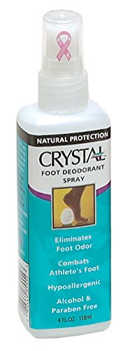 Crystal Body Deodorant Foot Spray  4 Fluid Ounce