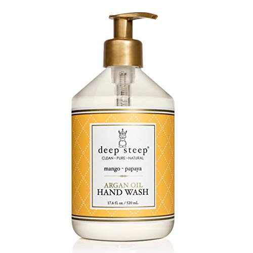 Deep Steep Argan Oil Liquid Hand Wash  Mango Papaya  17 6 Fluid Ounce