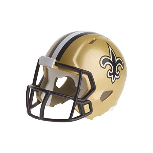 Riddell NFL New Orleans Saints Helmet Pocket ProHelmet Pocket Pro Speed Style Team Colors One Size Riddell NFL New Orleans Saints Helmet Pocket ProHelmet Pocket Pro Speed Style Team Colors One Size