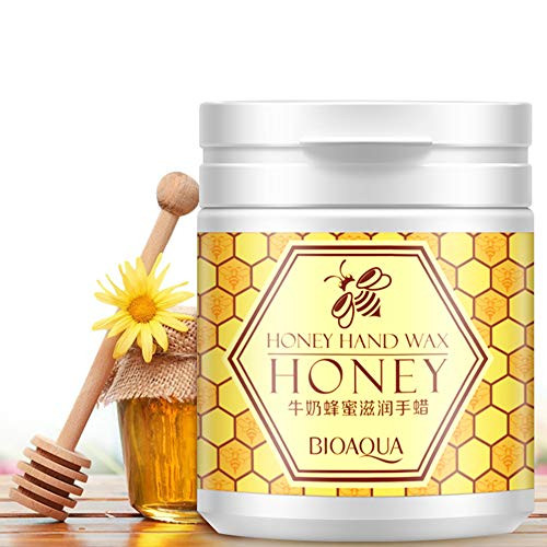 BIOAQUA Natural Honey   Milk Hand Gentle Wax Soft Silky Skin Natural Extracts Moisturizing 170g