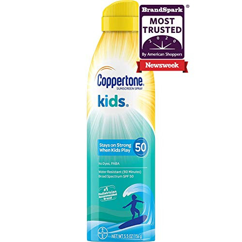 Coppertone KIDS Sunscreen Continuous Spray SPF 50 5 5 Ounce Packaging may vary Coppertone KIDS Sunscreen Continuous Spray SPF 50 5 5 Ounce Packaging may vary