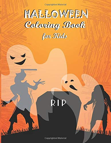 Halloween Coloring Book for Kids  Coloring Book with Adorable Animals  Spooky Characters Witches  Ghosts  Pumpkins  Funny Zombies  Skulls and Relaxing Fall Designs