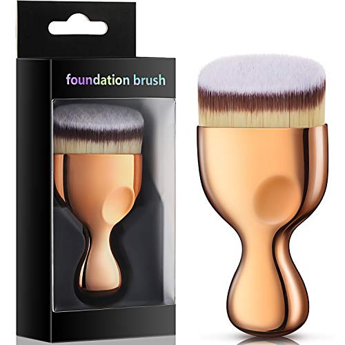 Angled Flat Foundation Brush Flat Powder Makeup Brush with Gift Package High Density Face Body Kabuki Foundation Brush for Blending Liquid Foundation Powder Cream Cosmetics Buffing Stippling Concealer Angled Flat Foundation Brush Flat Powder Makeup Brush with Gift Package High Density Face Body Kabuki Foundation Brush for Blending Liquid Foundation Powder Cream Cosmetics Buffing Stippling Concealer