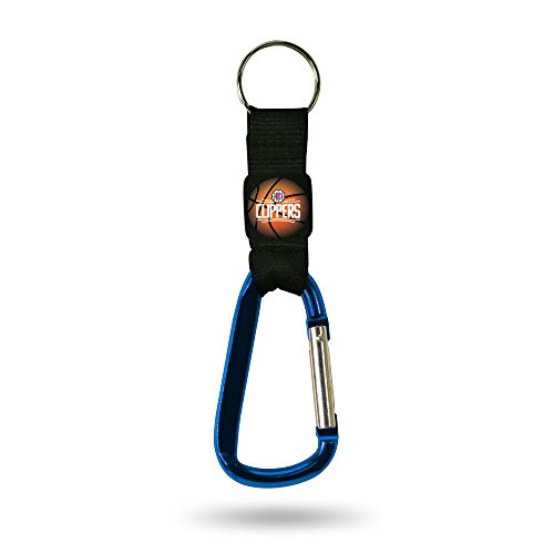 NBA Los Angeles Clippers Navi Biner Keychain Carabiner with Compass