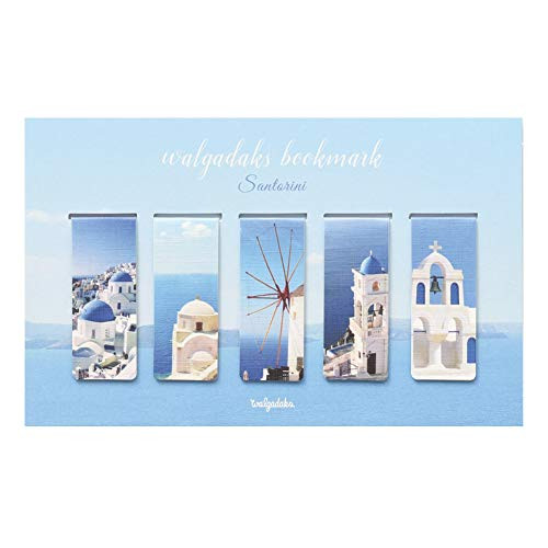 Monolike Magnetic Bookmarks Santorini  Set of 5