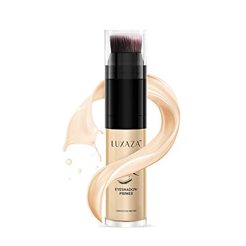 LUXAZA Eyeshadow Primer Makeup Waterproof Long Lasting Eye Primer Makeup Eyeshadow Base Lightweight Eyeshadow Primer For Prevent Oily Lids And Crease 15ml