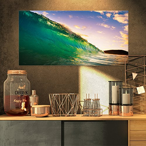 Waves Kissing Clouds Seascape on Canvas Art Wall Photgraphy Artwork Print