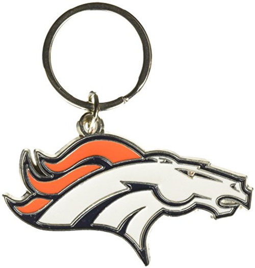 NFL Siskiyou Sports Fan Shop Denver Broncos Chrome Enameled Key Chain One Size Team Colors NFL Siskiyou Sports Fan Shop Denver Broncos Chrome Enameled Key Chain One Size Team Colors