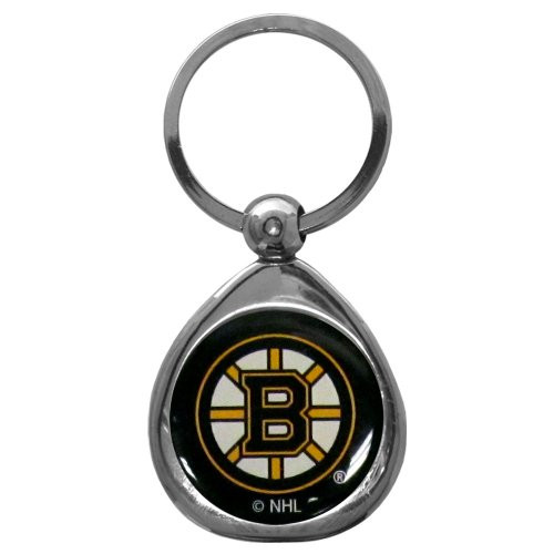 NHL Siskiyou Sports Fan Shop Boston Bruins Chrome Key Chain One Size Team Colors NHL Siskiyou Sports Fan Shop Boston Bruins Chrome Key Chain One Size Team Colors