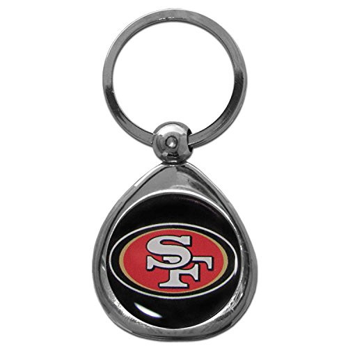 NFL Siskiyou Sports Fan Shop San Francisco 49ers Chrome Key Chain One Size Team Colors NFL Siskiyou Sports Fan Shop San Francisco 49ers Chrome Key Chain One Size Team Colors