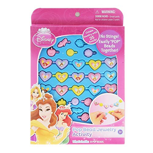 UPD Disney Princess Pop Beads Jewelry 25ct Pack UPD Disney Princess Pop Beads Jewelry 25ct Pack