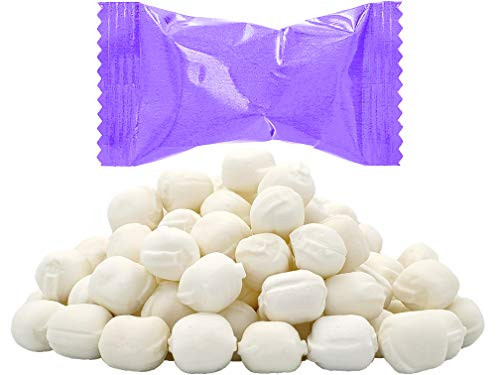 Purple Buttermints  Mint Candies  After Dinner Mints  Butter Mint Candy  Fat Free  Individually Wrapped  55 Pieces