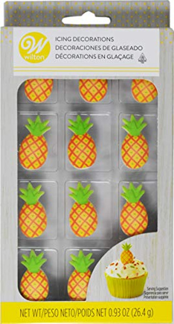 Wilton Pineapple Icing Decorations 12 Count Wilton Pineapple Icing Decorations 12 Count