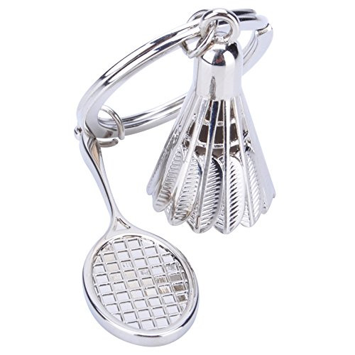 Cute Creative Car Keychain Metal Pendant Key Chain Ring Keyring Keyfob Badminton Racket Cute Creative Car Keychain Metal Pendant Key Chain Ring Keyring Keyfob Badminton Racket