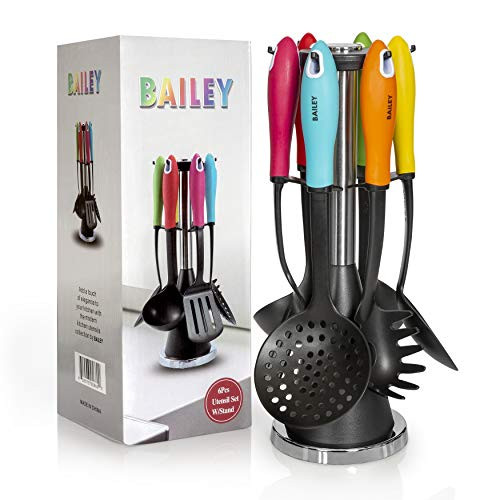 Bailey Kitchen Utensil Set - Cooking Utensil Set - Cooking Utensils - Kitchen Utensils For All Cooking Purposes