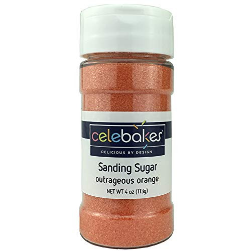 Celebakes By CK Products Sanding Sugar  Orange  4oz