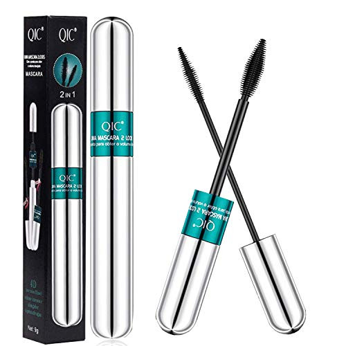 4D Silk Fiber Lash Mascara  2 in 1 Natural Waterproof Lash Mascara For Natural Lengthening And Thickening Effect Long Lasting  Smudge Proof  Voluminous Eyelashes  1 PCS 4D Silk Fiber Lash Mascara  2 in 1 Natural Waterproof Lash Mascara For Natural Lengthening And Thickening Effect Long Lasting  Smudge Proof  Voluminous Eyelashes  1 PCS