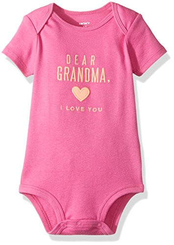 Carter s Slogan Bodysuit  Baby    Purple 24 Months