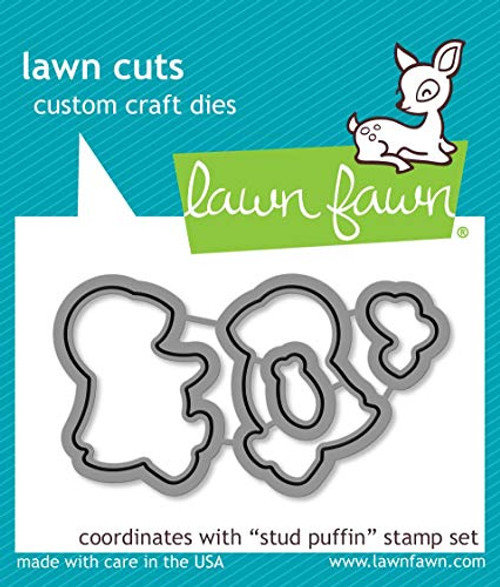 Lawn Fawn LF2170 Stud Puffin Lawn Cuts Custom Craft Dies Lawn Fawn LF2170 Stud Puffin Lawn Cuts Custom Craft Dies