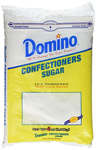 Domino Confectioners Sugar 10X Powdered Pure Cane Sugar  4 Lb