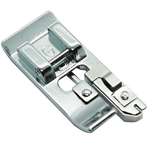 ZIGZAGSTORM XC3098051 Snap On Overcasting Presser Foot  G  for Babylock Brother Simplicity Singer Sewing Machine Alt BL66 OF  OCF  XE6305101  X51162001  XC3098 031