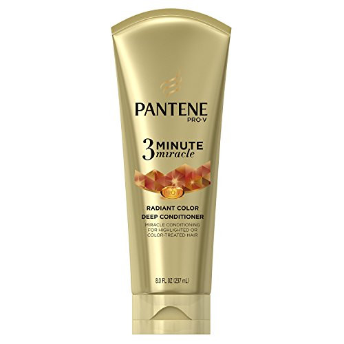 Pantene Pro v 3 Minute Miracle Radiant Color Deep Conditioner  8 Fluid Ounce