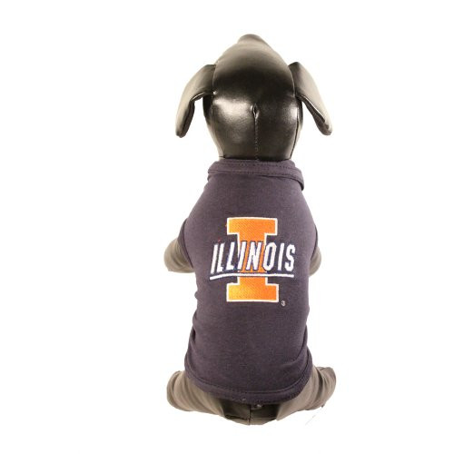 NCAA Illinois Illini Cotton Lycra Dog Tank Top Tiny NCAA Illinois Illini Cotton Lycra Dog Tank Top Tiny