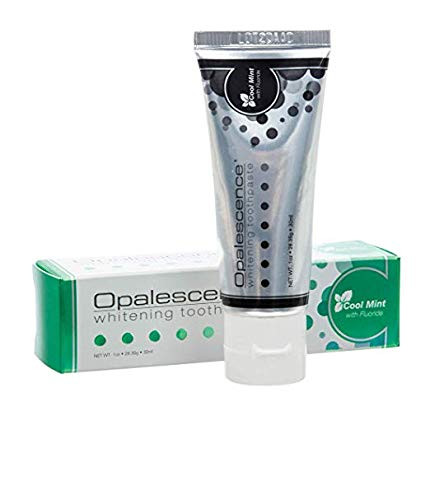 Opalescence Whitening Toothpaste  Fluoride Teeth Whitening Toothpaste  Mint Flavor  4 7 Ounces  Travel Size
