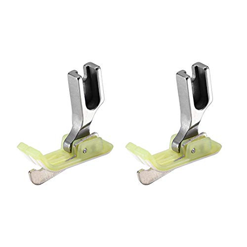 uxcell SP 18 Industrial Sewing Machine Hinged Presser Foot with Right Guide 1 8 3mm Green 2pcs uxcell SP 18 Industrial Sewing Machine Hinged Presser Foot with Right Guide 1 8 3mm Green 2pcs