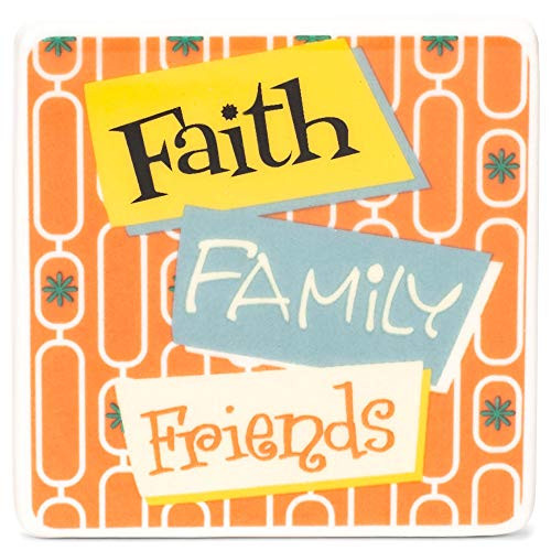 Divinity Boutique Magnet Retro Kitchen Ceramic  Faith Family Friends