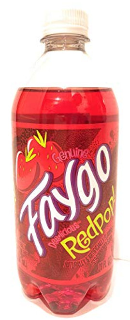 Faygo Redpop soda 20 oz plastic bottle Faygo Redpop soda 20 oz plastic bottle
