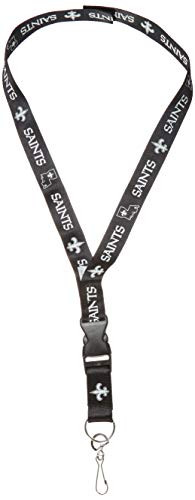 NFL New Orleans Saints Lanyard  Blackout
