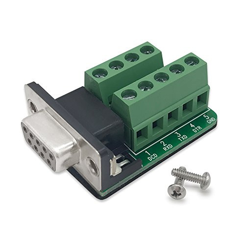Hea ox DB9 RS232 D SUB Female Adapter to Terminal Connector Signal Module riveting