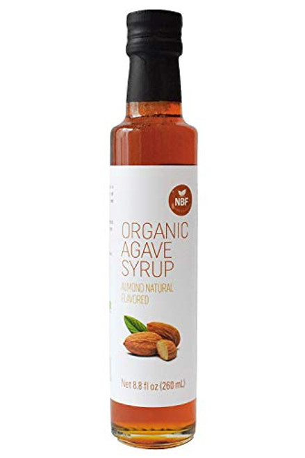 NBF Blue Organic Agave Nectar Syrup Almond Sweetener Natural Low Glycemic Index Non GMO Gluten Free Natural Flavors Almond Small 8 8 Ounce NBF Blue Organic Agave Nectar Syrup Almond Sweetener Natural Low Glycemic Index Non GMO Gluten Free Natural Flavors Almond Small 8 8 Ounce